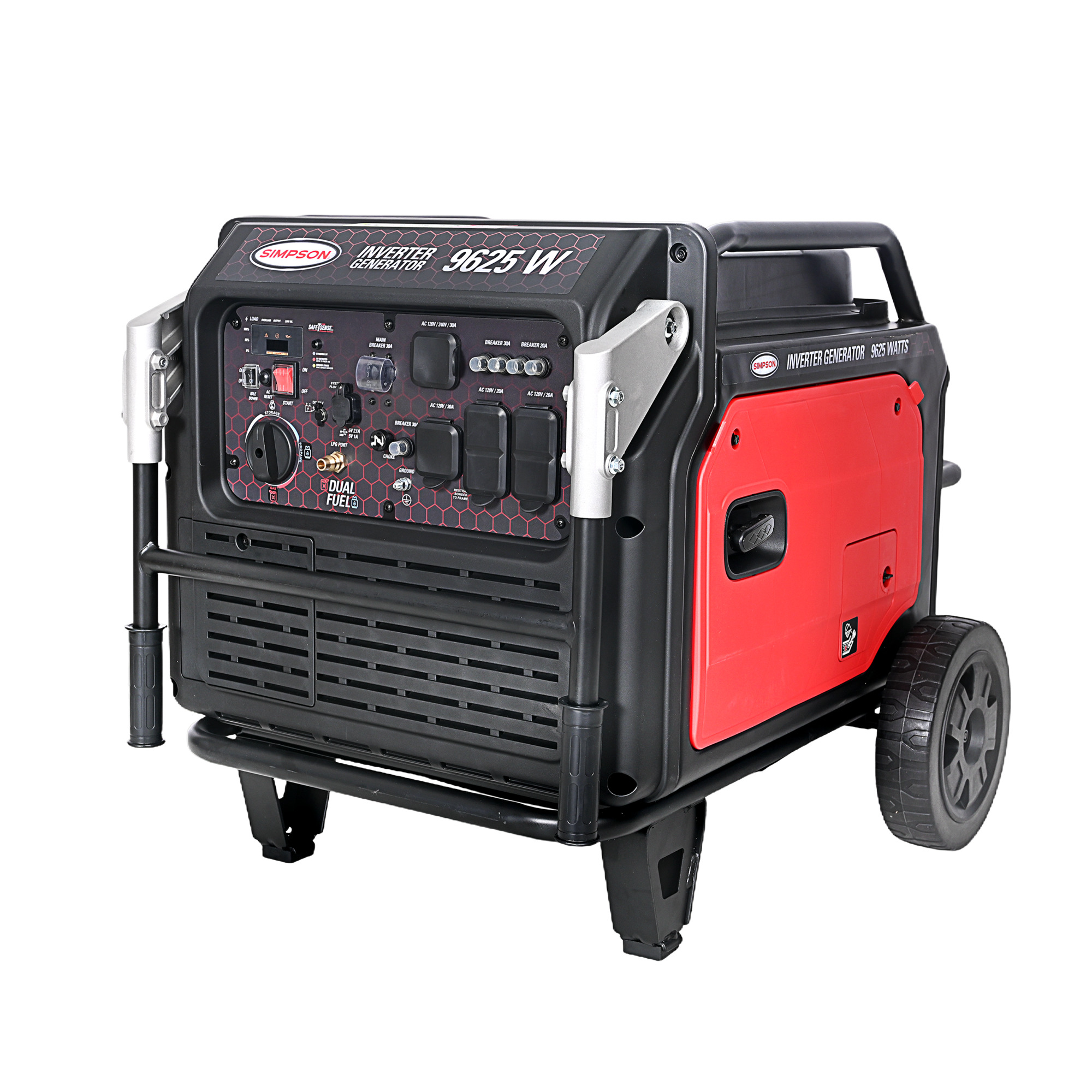 Simpson Inverter Portable Generator — 9625 Watts, Compact, Lightweight, Model# 70137